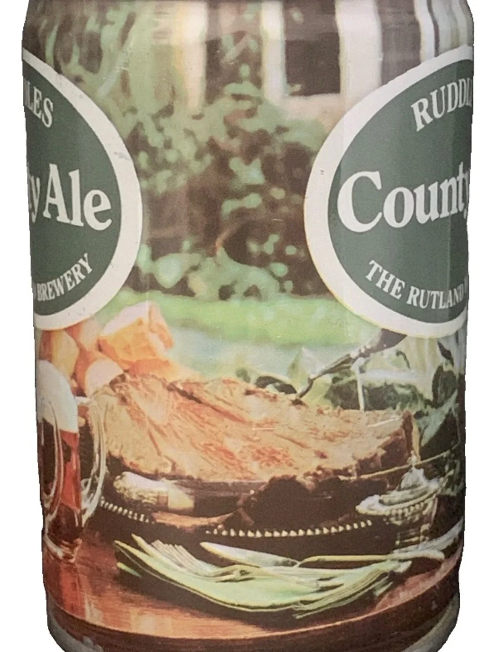 Vintage Beer Can Ruddles County Ale 8.31 Oz Pull Tab Empty Steel Can England